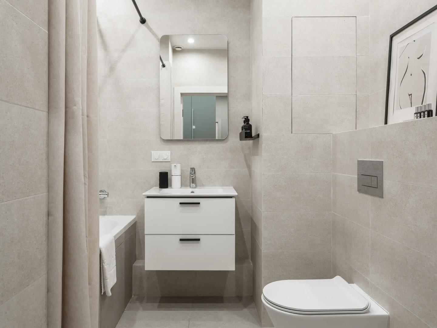 Квартира Элегантная Без Компромиссов с паркингом в ЖК Бизнес-класса в Центре Москвы