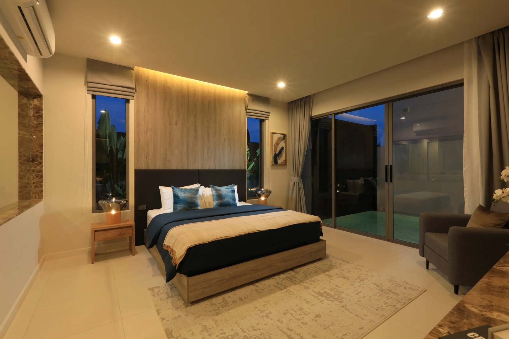 Вилла New Zenithy 3 спальни частный бассейн рядом с пляжем Банг Тао Zen-9