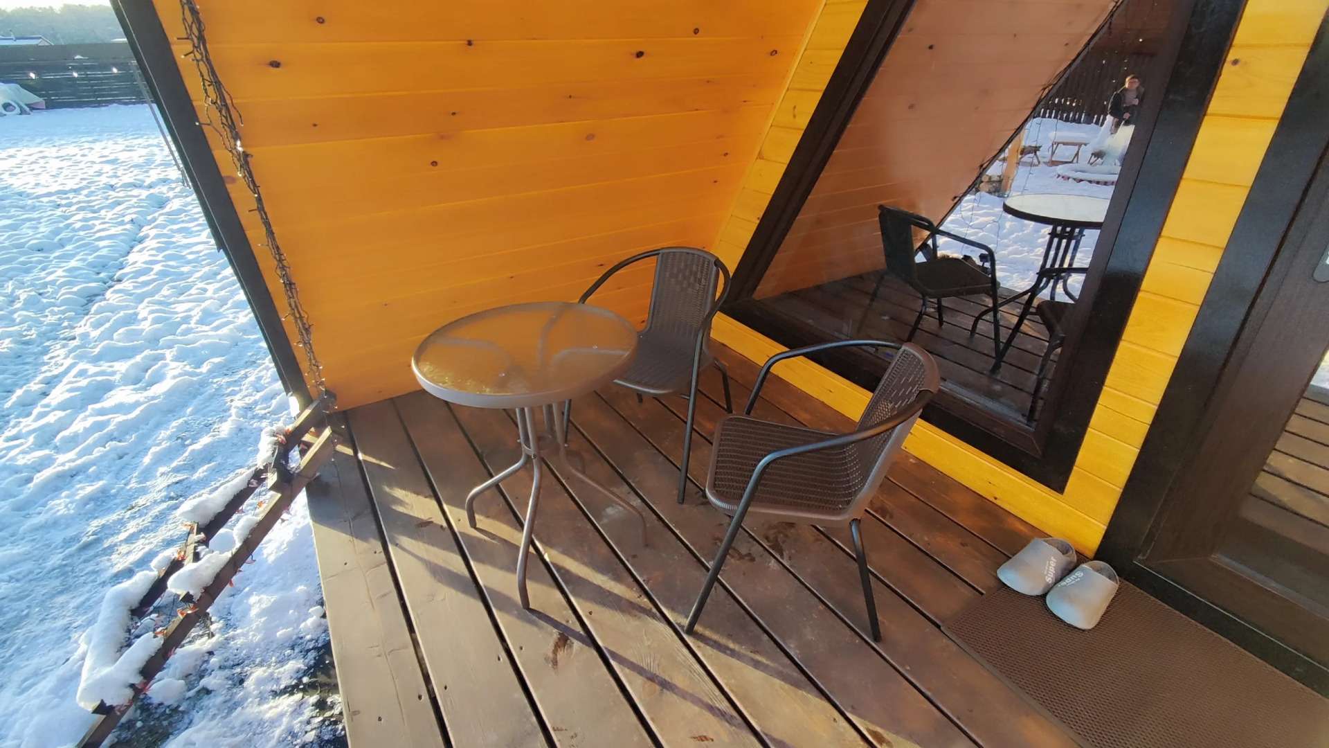 Частный Дом А-фрейм с банным чаном