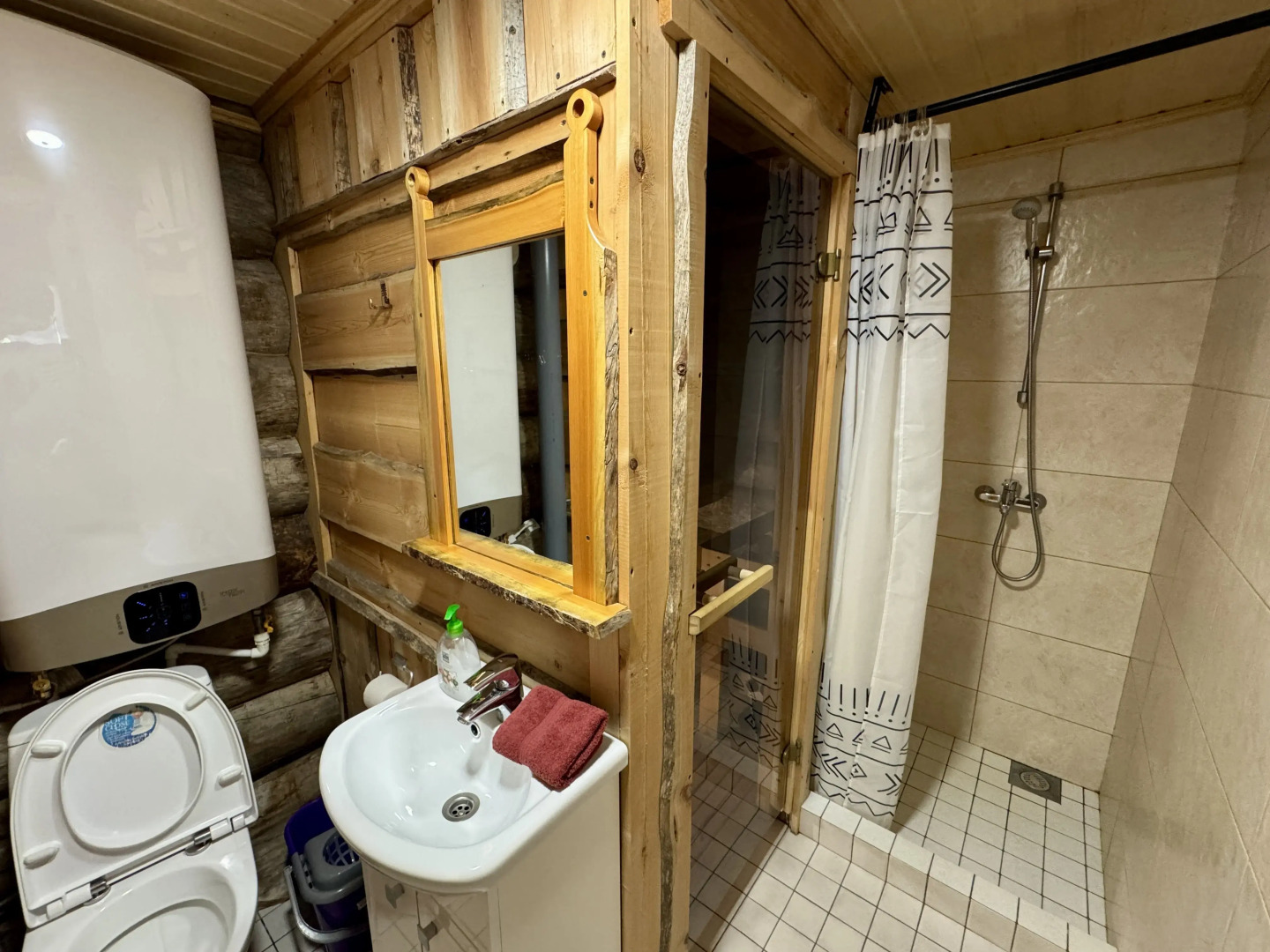 Коттедж Карелия Медвежка с Видом во Внутренний Двор