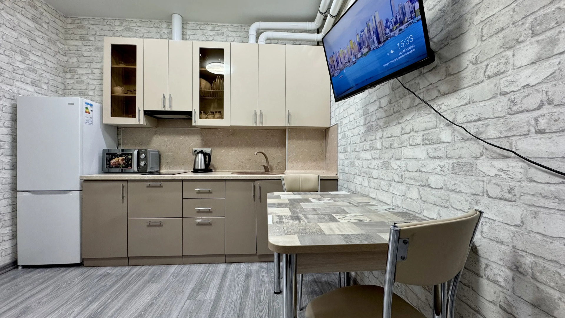 Квартира с отдельной спальней и видом на горы на Березовой 28/1 Я на море