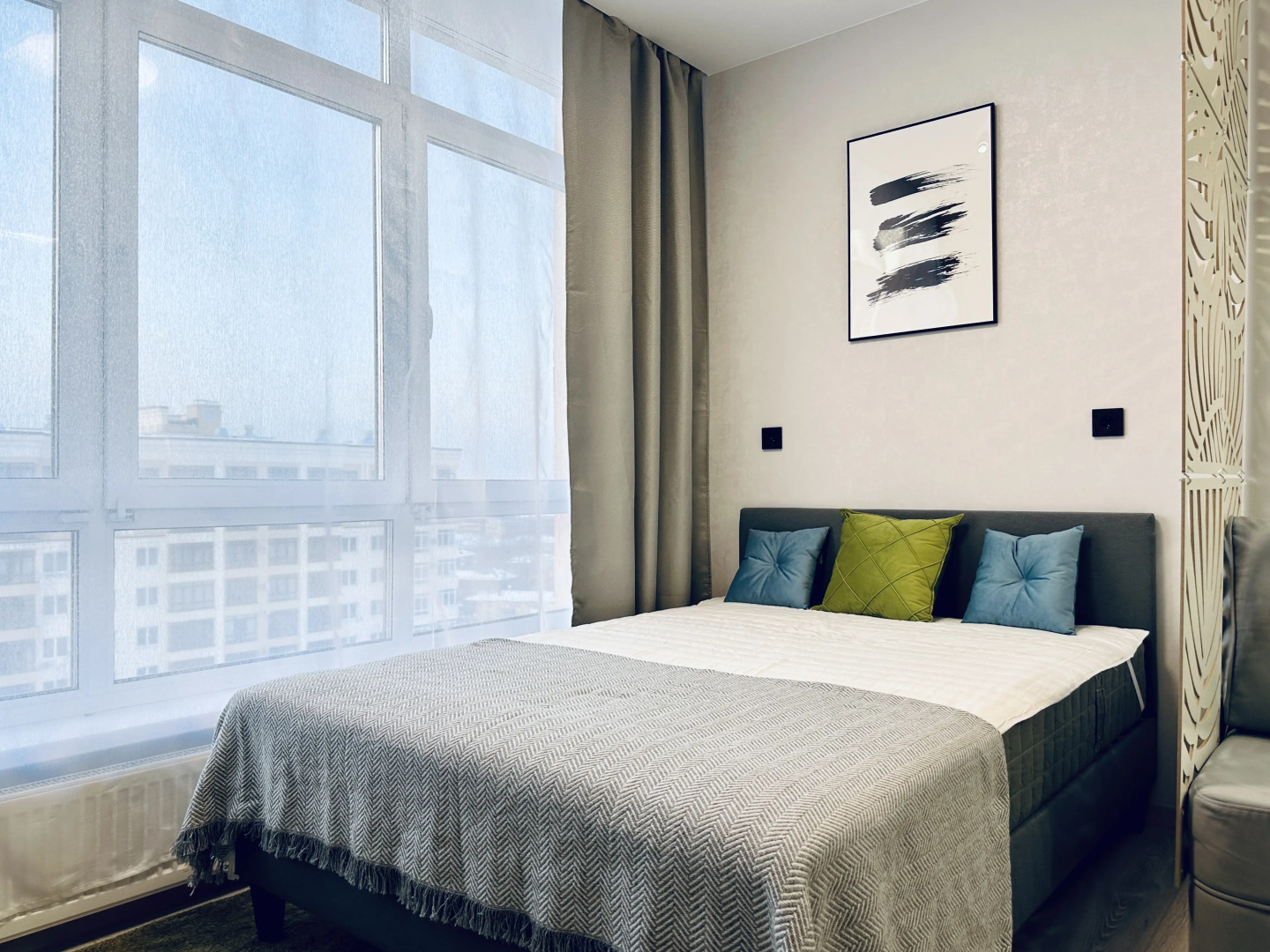 Апартаменты Unique Apart Олива видовая квартира в элитном ЖК рядом с Кассационным судом и Мариинским театром на Мичурина 58/2