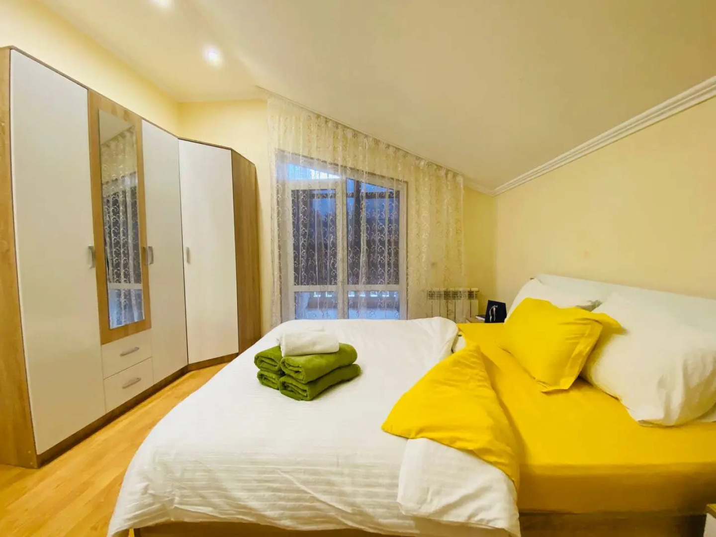 Апартаменты просторные с большим балконом