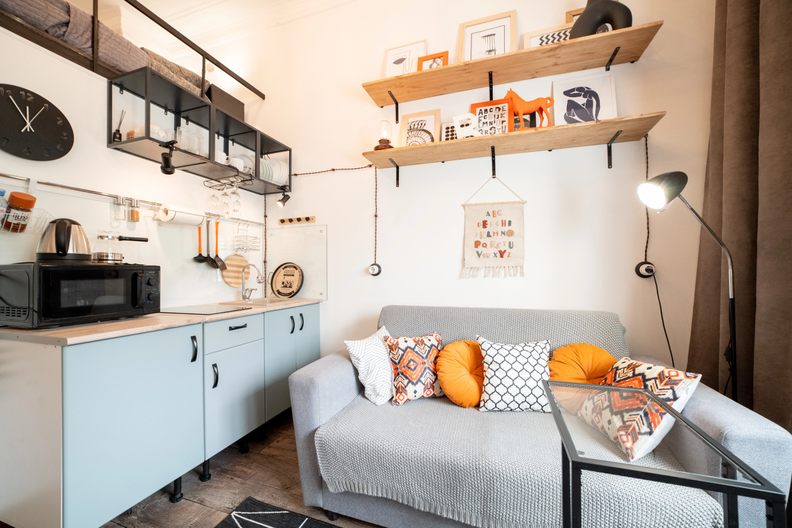 Квартира Питерская Двухуровневая Студия в Центре Красноярска