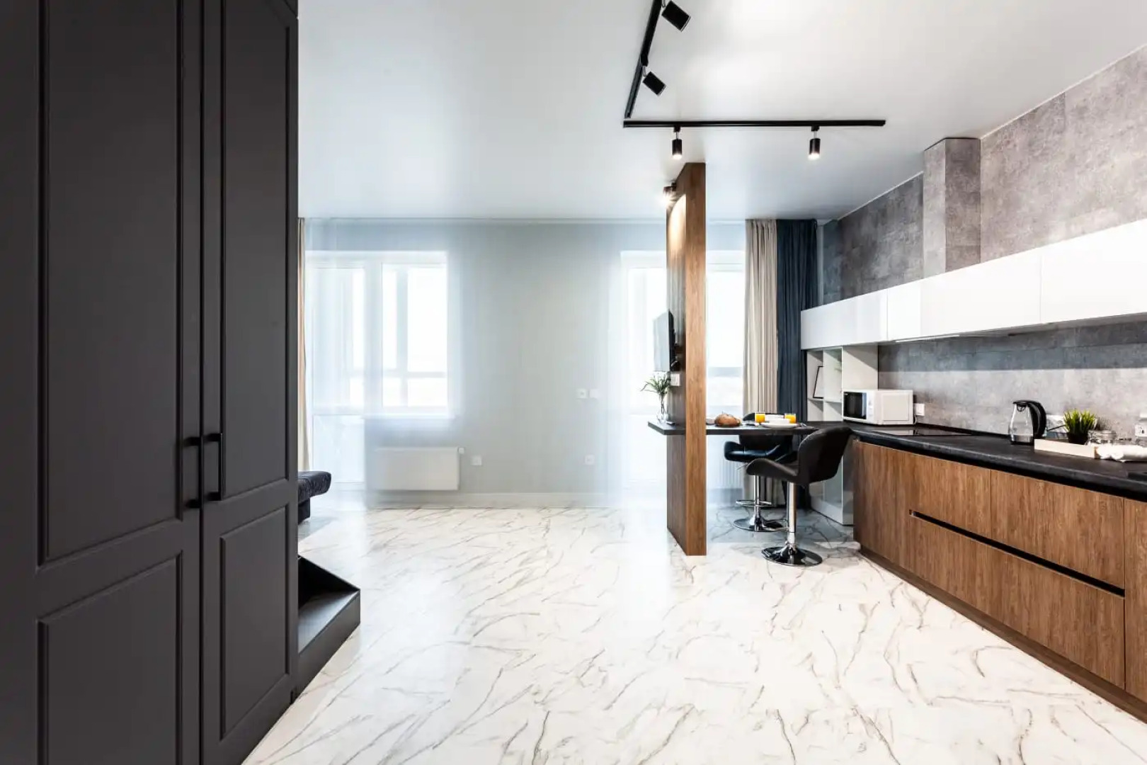 Апартаменты Дизайн-студия с Бассейном