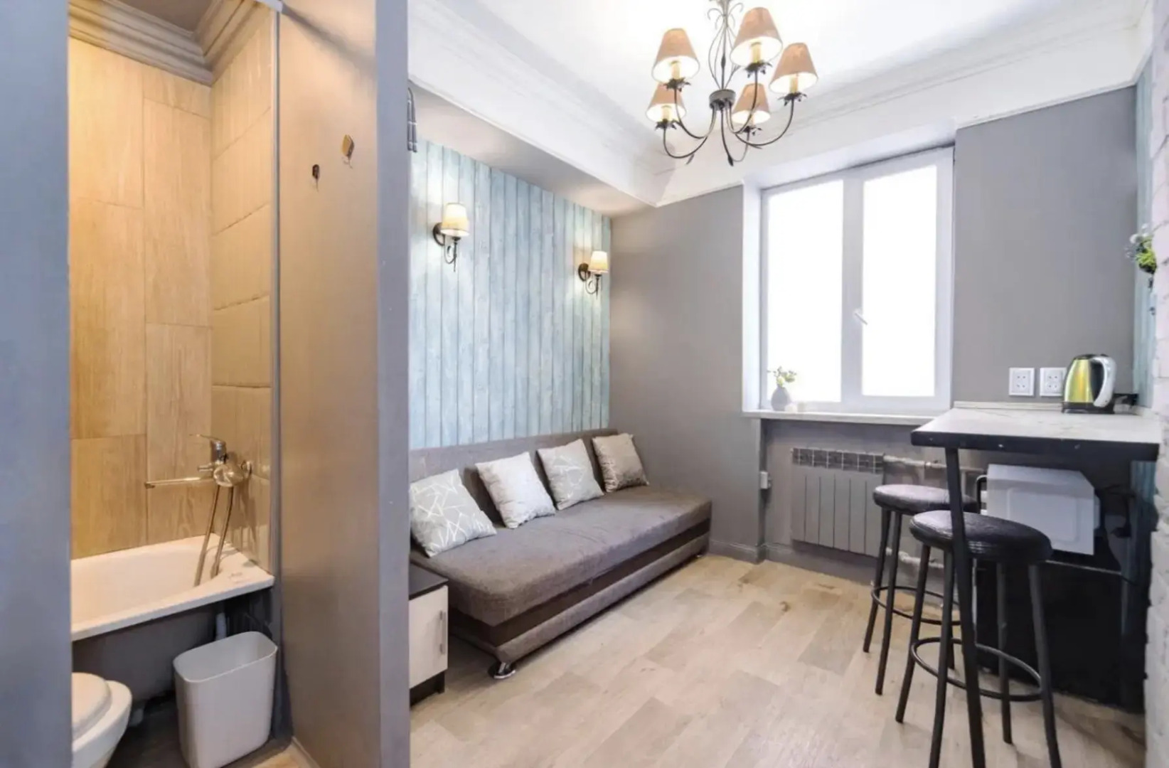 Апартаменты Альпы рядом с парком в центре города