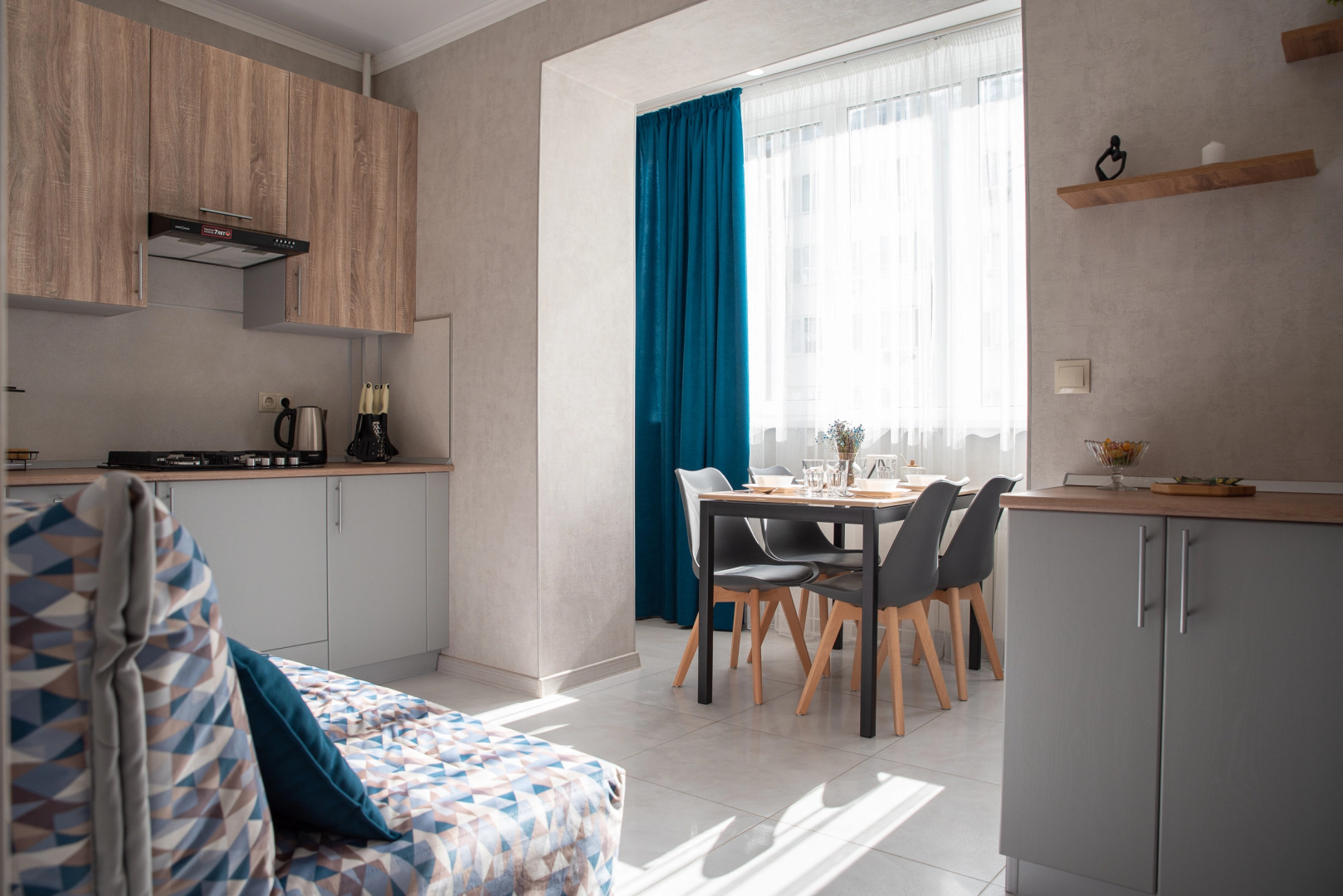 Квартира с новым ремонтом в центре города