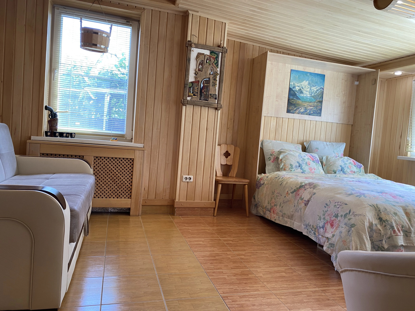 Частный дом с сауной и с зоной барбекю