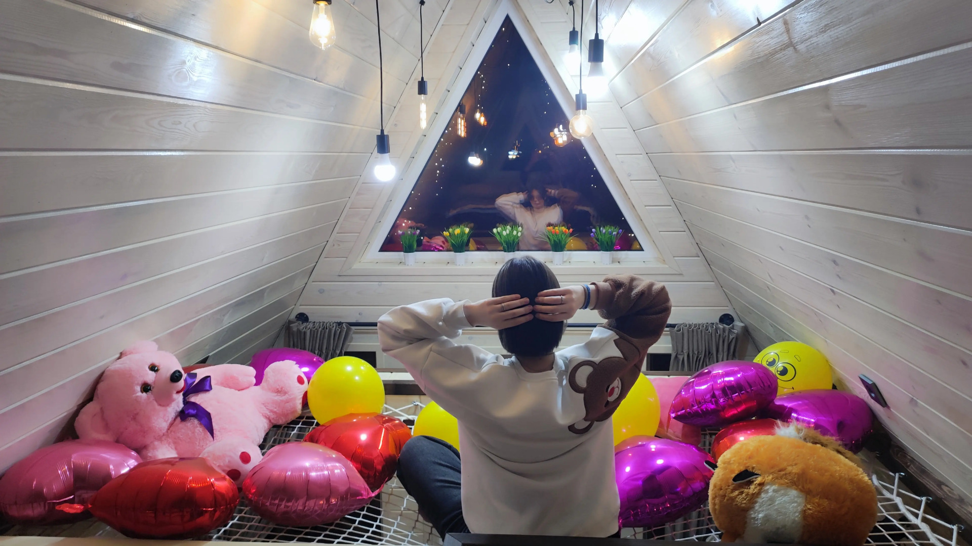 Частный Дом А-фрейм с банным чаном