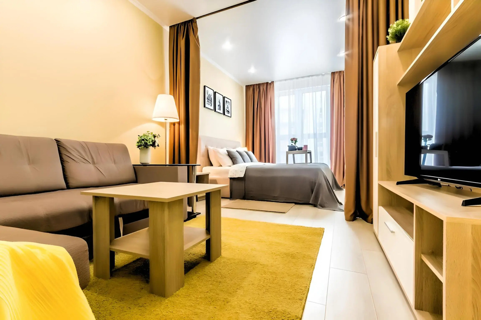 Апартаменты DoMino — Светлая Однушка с Качественным Ремонтом