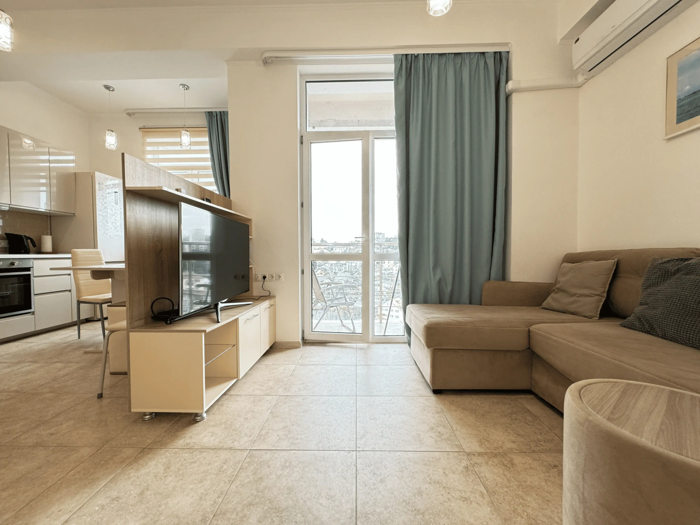 Квартира Жк Посейдон 300 Мамайка Однокомнатная с Красивым Видом и Балконом (TrustControl)