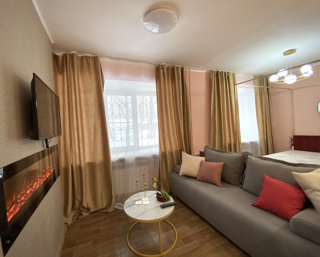 Апартаменты с камином