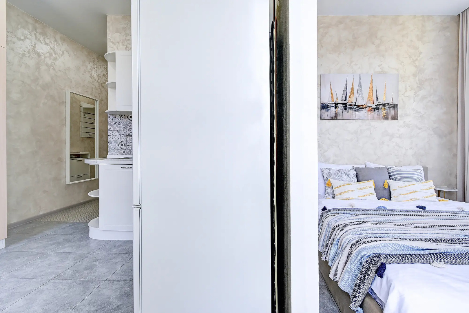 Квартира с балконом и видом на горы №16 Я на Море