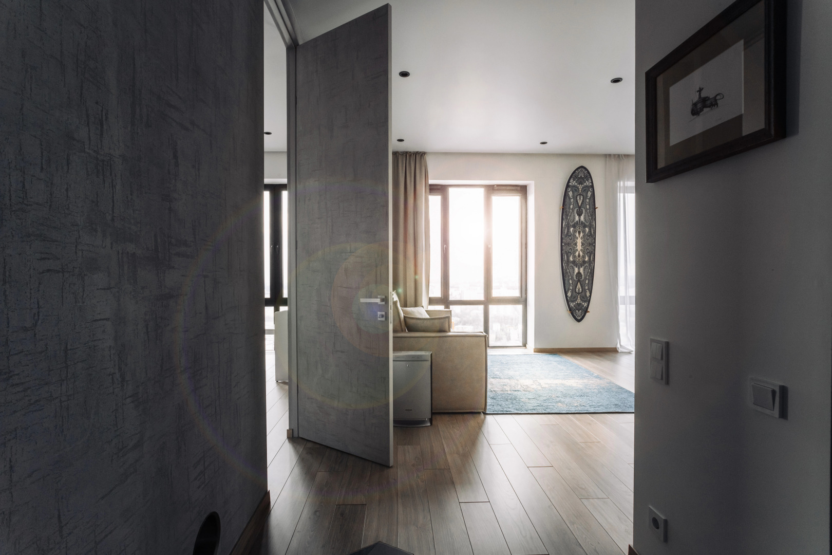 Апартаменты Lalapart Skyfall с панорамным видом с 46 этажа небоскреба Савеловский Сити