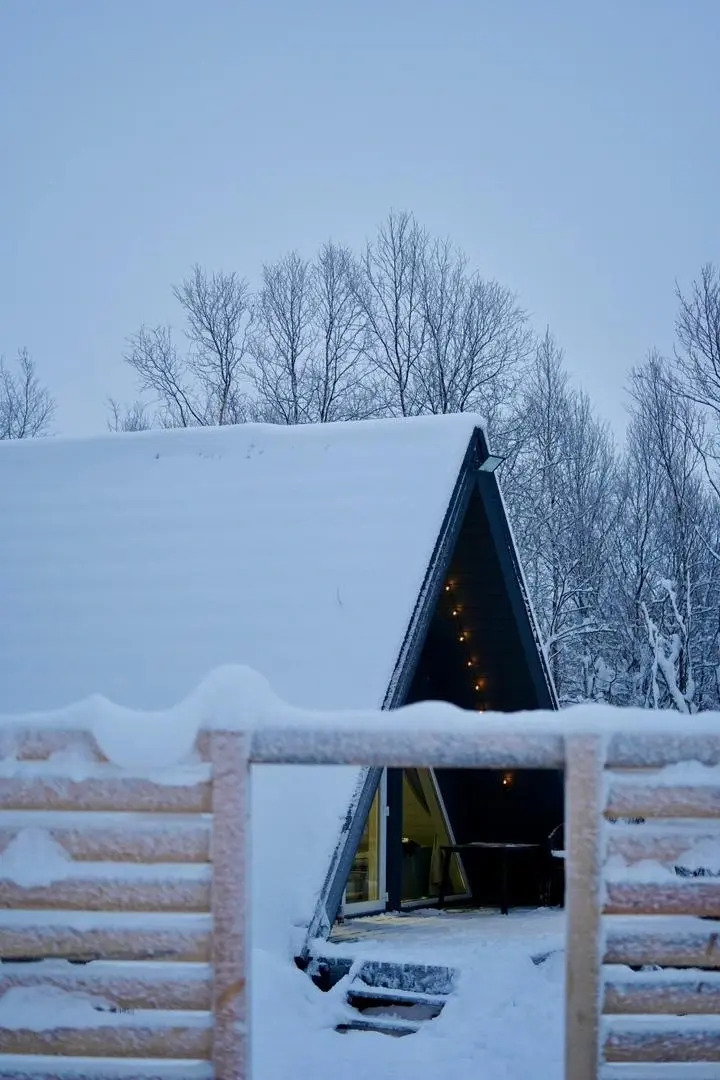 Частный дом A-Frame в лесу в 6 км от Мурманска