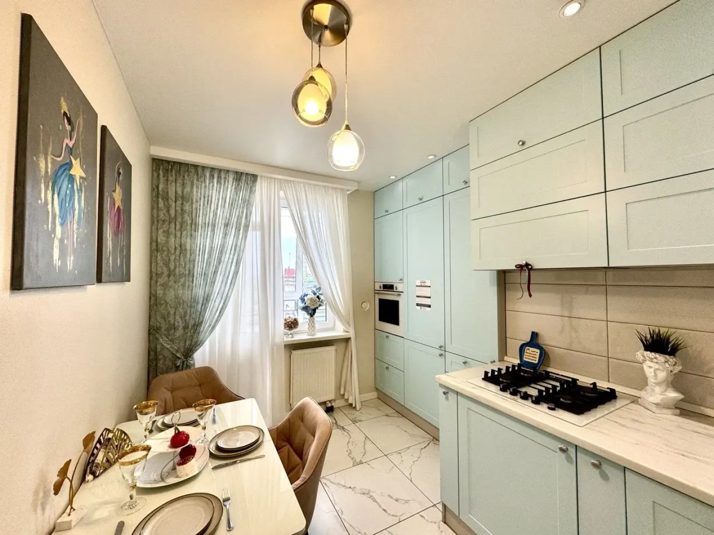 Квартира Букинг39 двухкомнатная с видом на реку