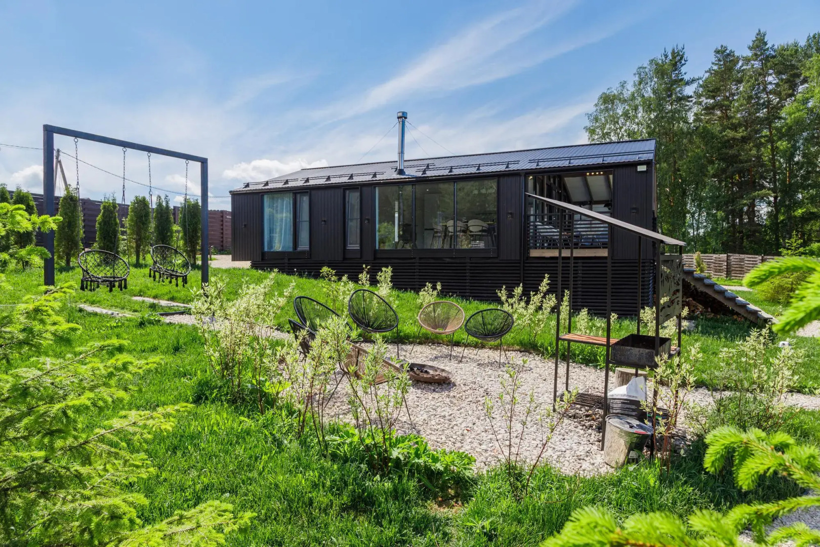 Частный Дом с шикарным видом на закаты с панорамной сауной и купелью