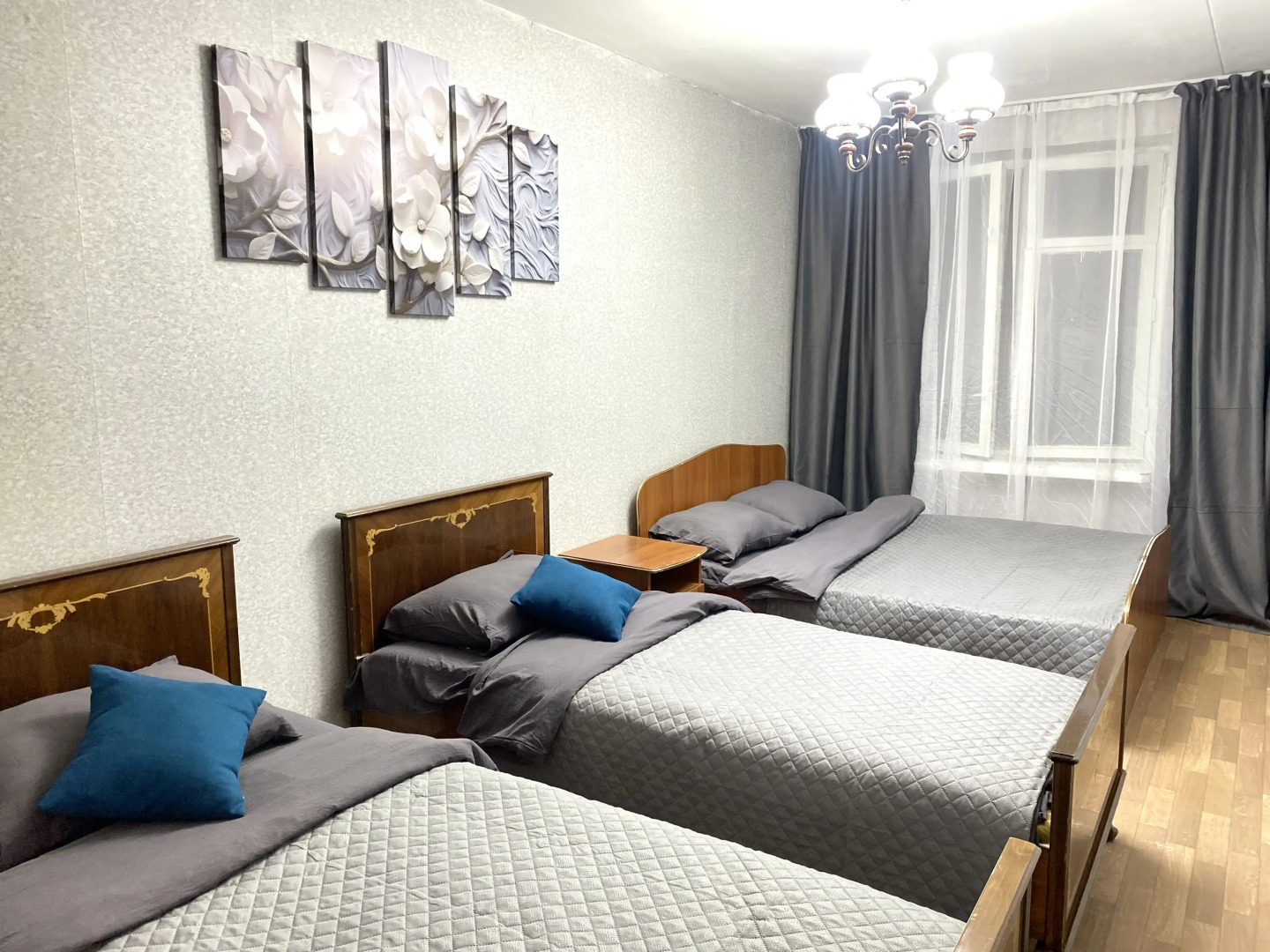 Квартира на 6 гостей рядом с центром