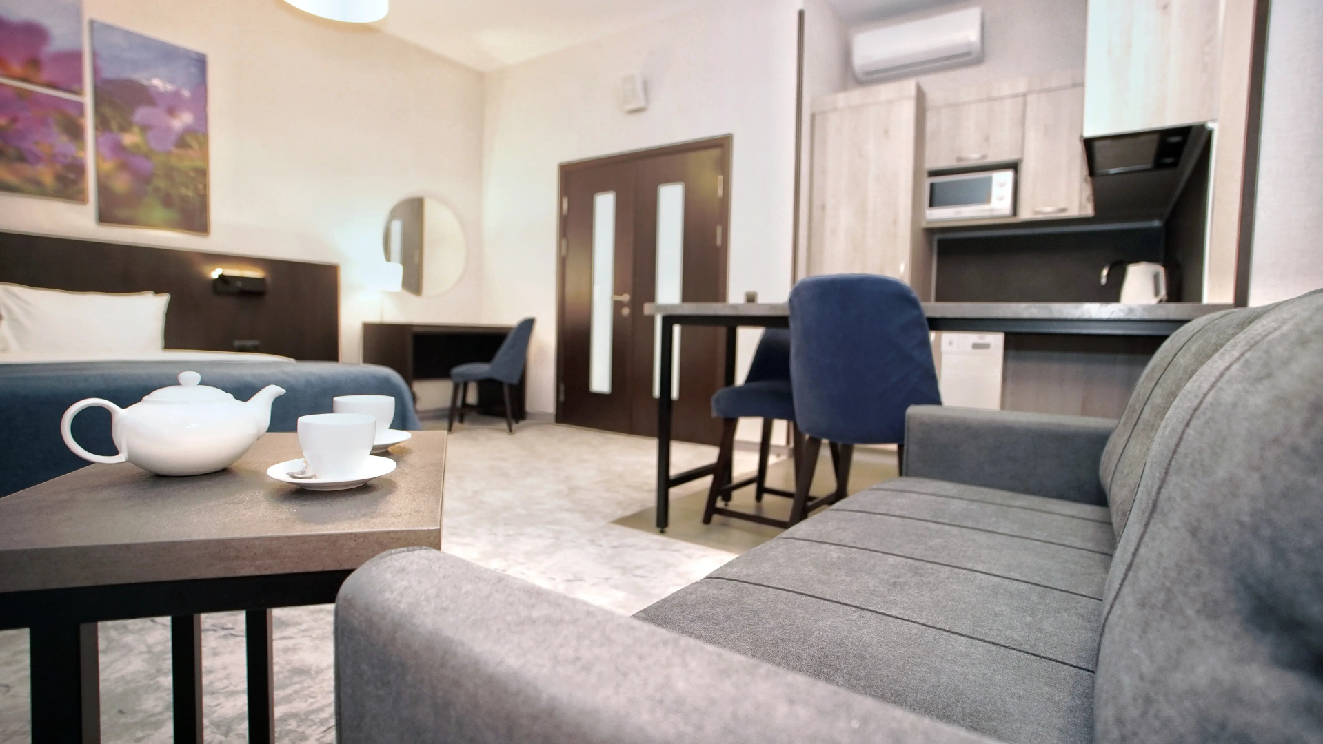 Апартаменты Студия в центре Роза Хутор, жить в горах