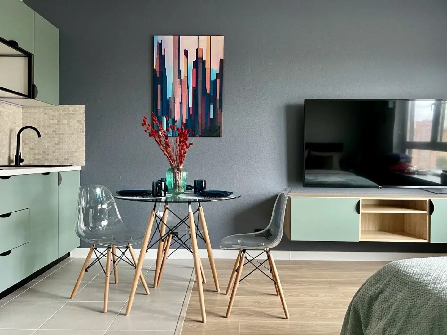 Апартаменты Студия Оранж в 10 метрах от метро Котельники