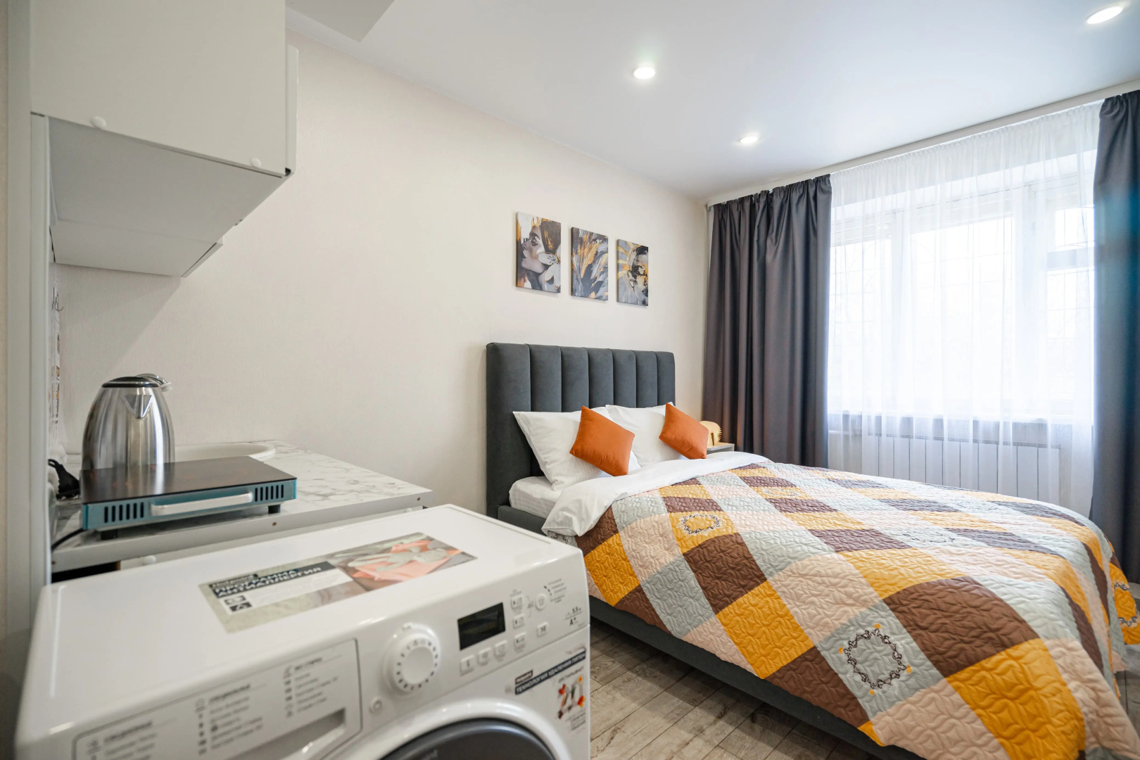 Апартаменты Уютная студия на проспекте Космонавтов