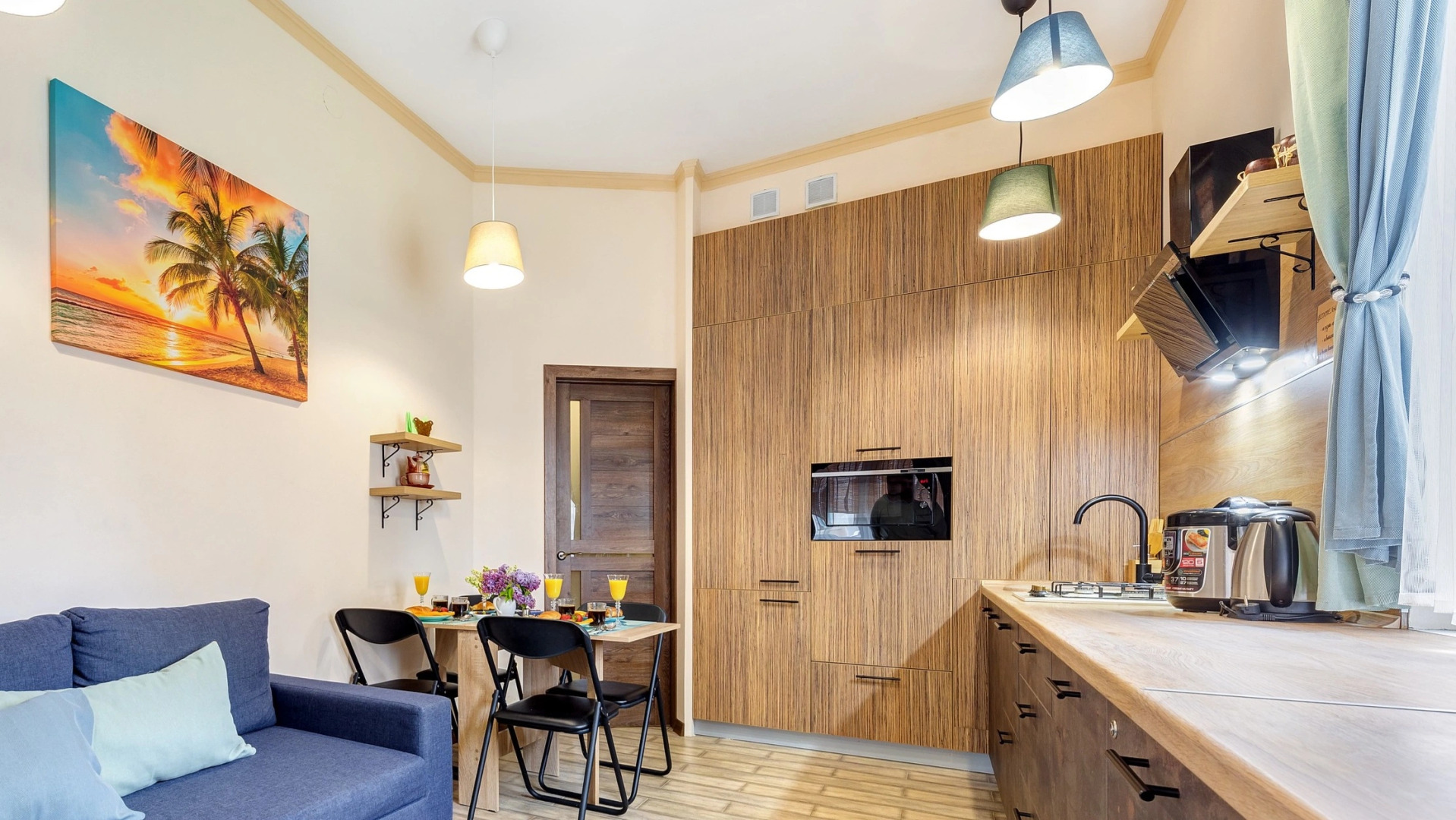 Апартаменты "Наутилус" с балконом в ЖК Черноморский 2