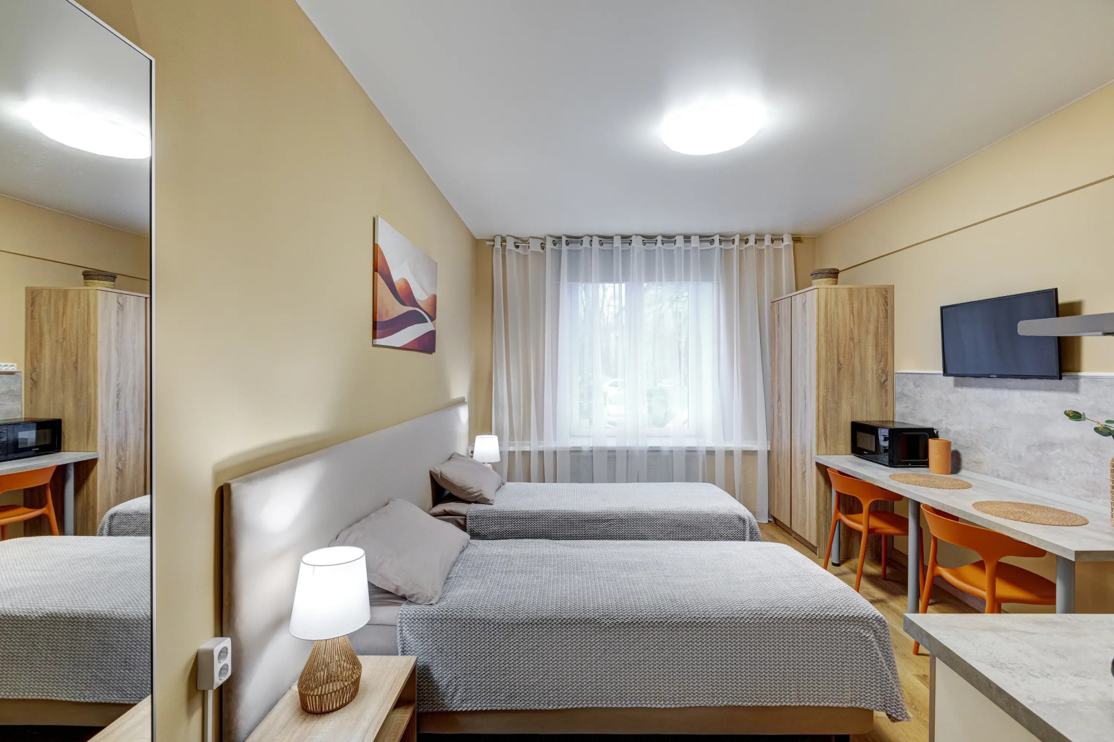 Апартаменты Улучшенная Студия Лотос Светлый Дом