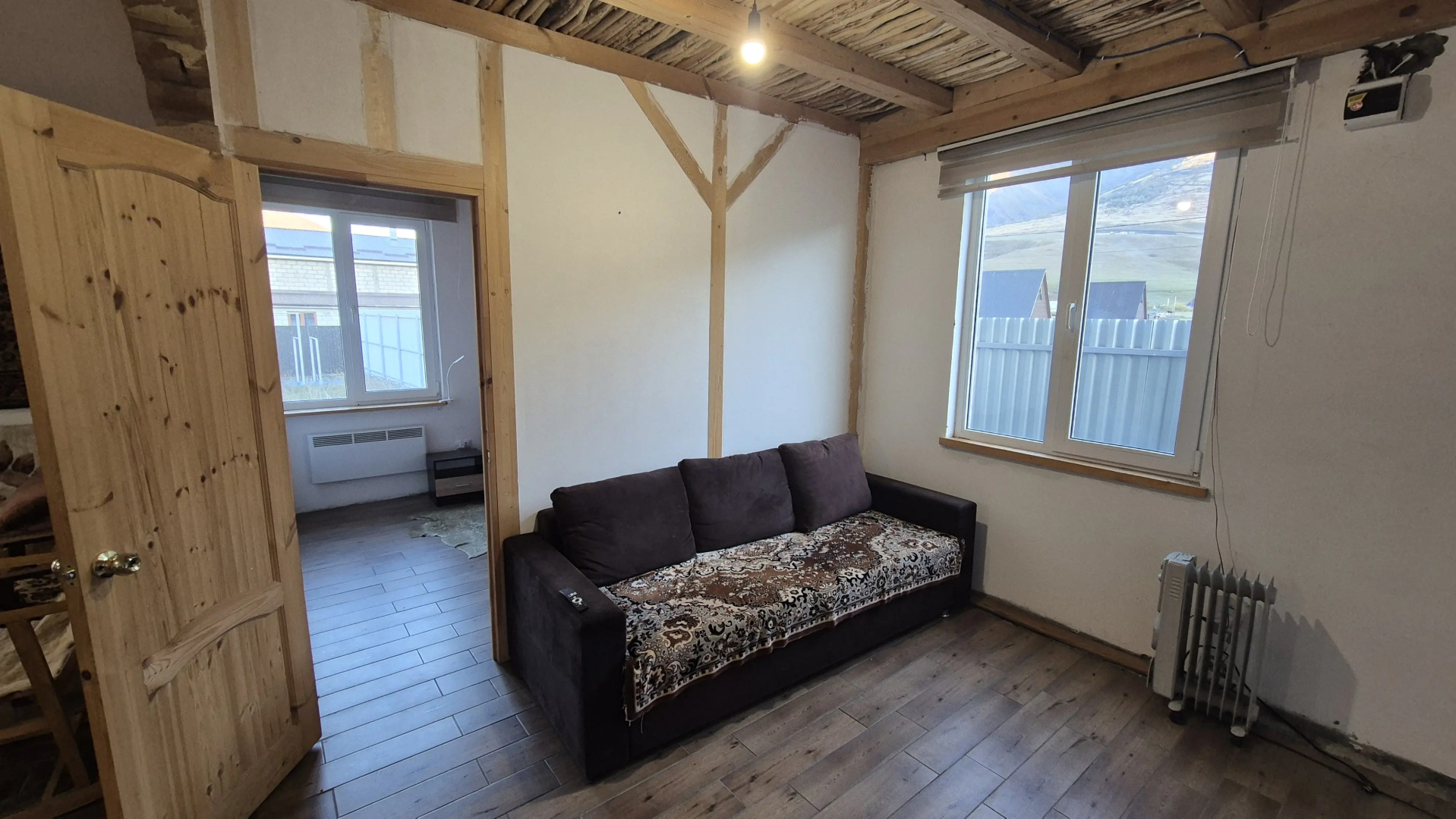 Частный дом с камином в горах