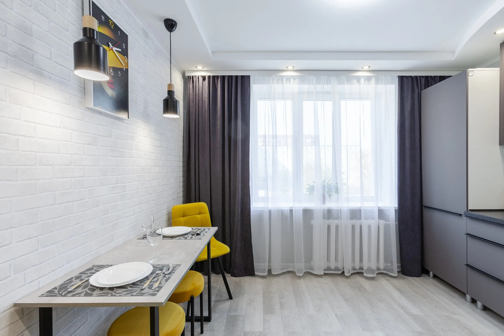 Квартира Aura-Новая и комфортная двухкомнатная