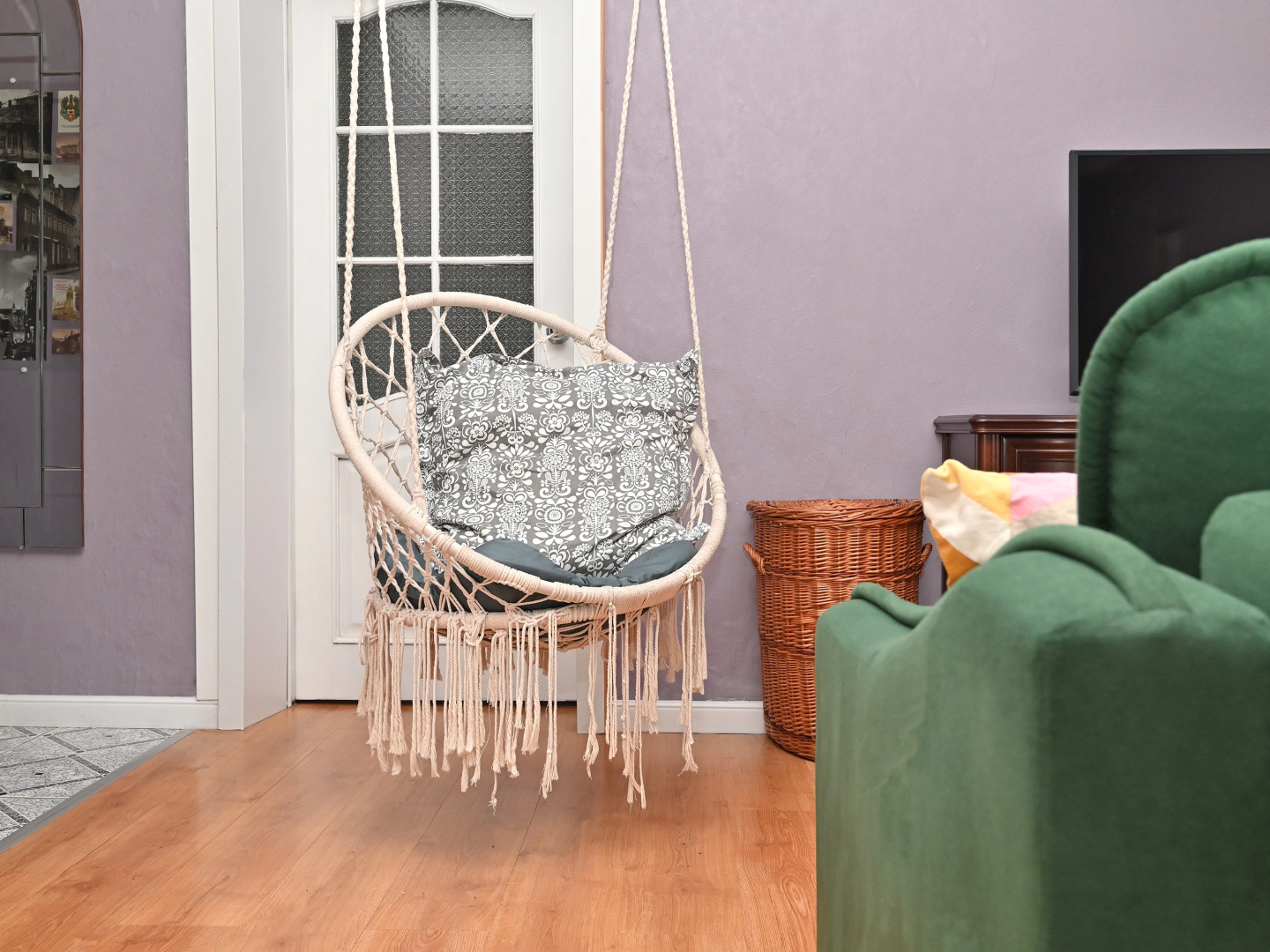 Квартира Атмосферная с качелями в 5 мин от моря