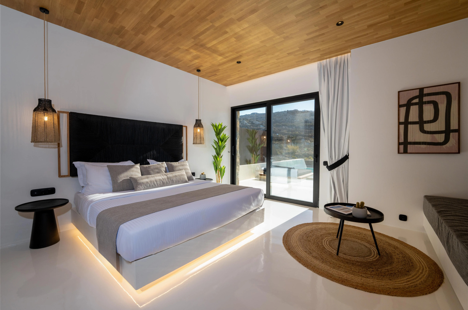 Отель Ftelia Black Villas