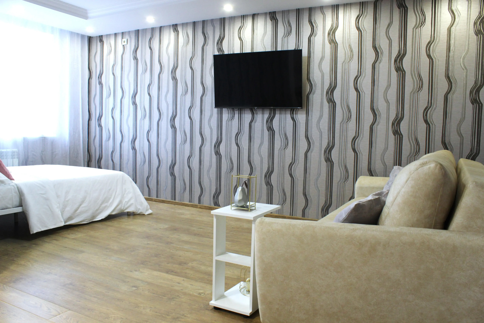 Апартаменты Apato Светлая студия с Завораживающим видом на город