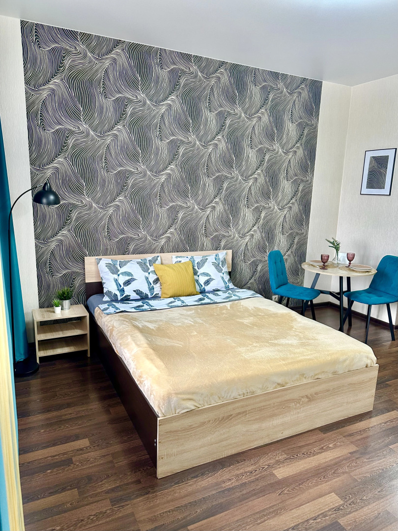 Квартира-студия с красивым видом на город