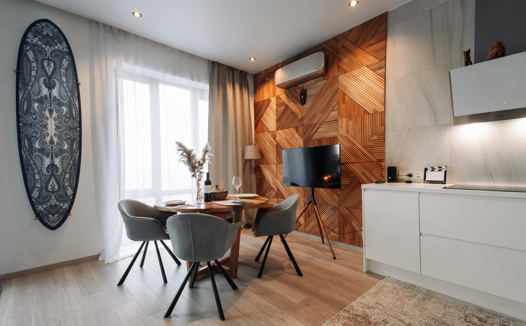 Апартаменты Lalapart Skyfall с панорамным видом с 46 этажа небоскреба Савеловский Сити