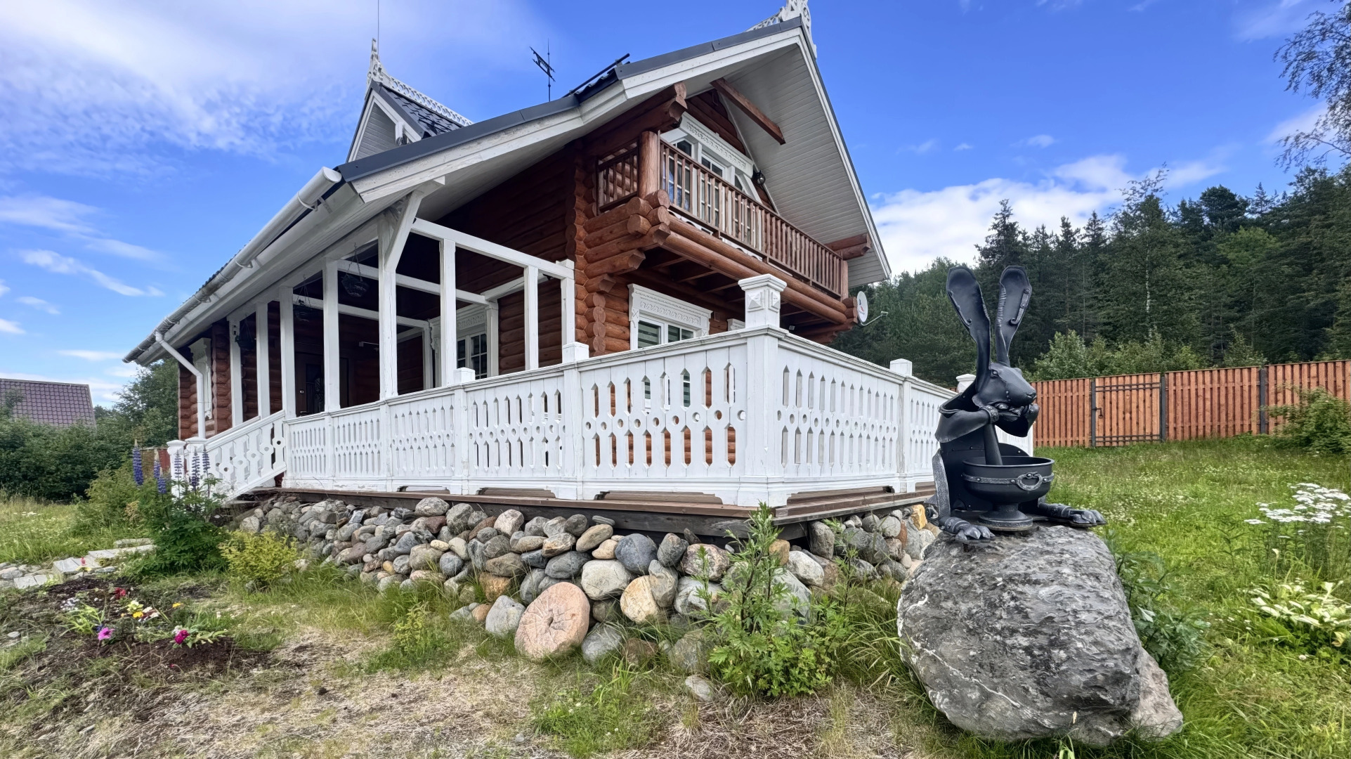 Частный дом Усадьба "Ладожские этюды" у подножия горы Хийденвуори