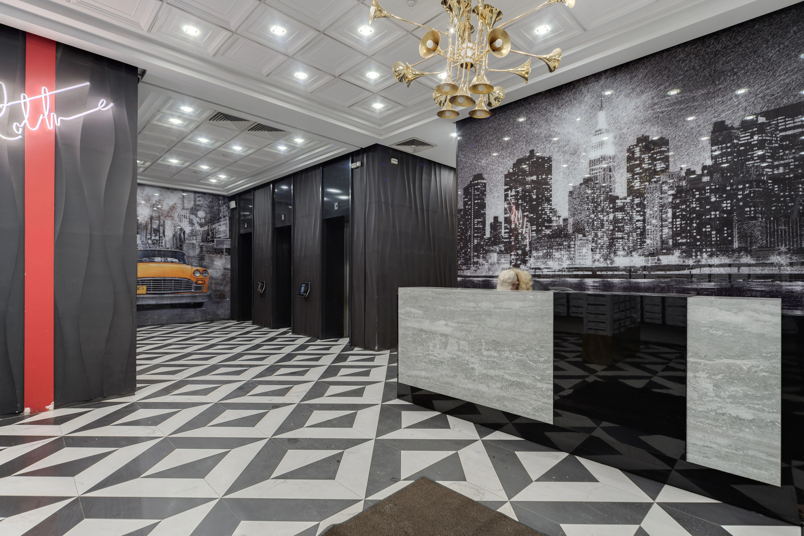 Апартаменты Lalapart Black Emerald с сауной в ЖК Савеловский Сити