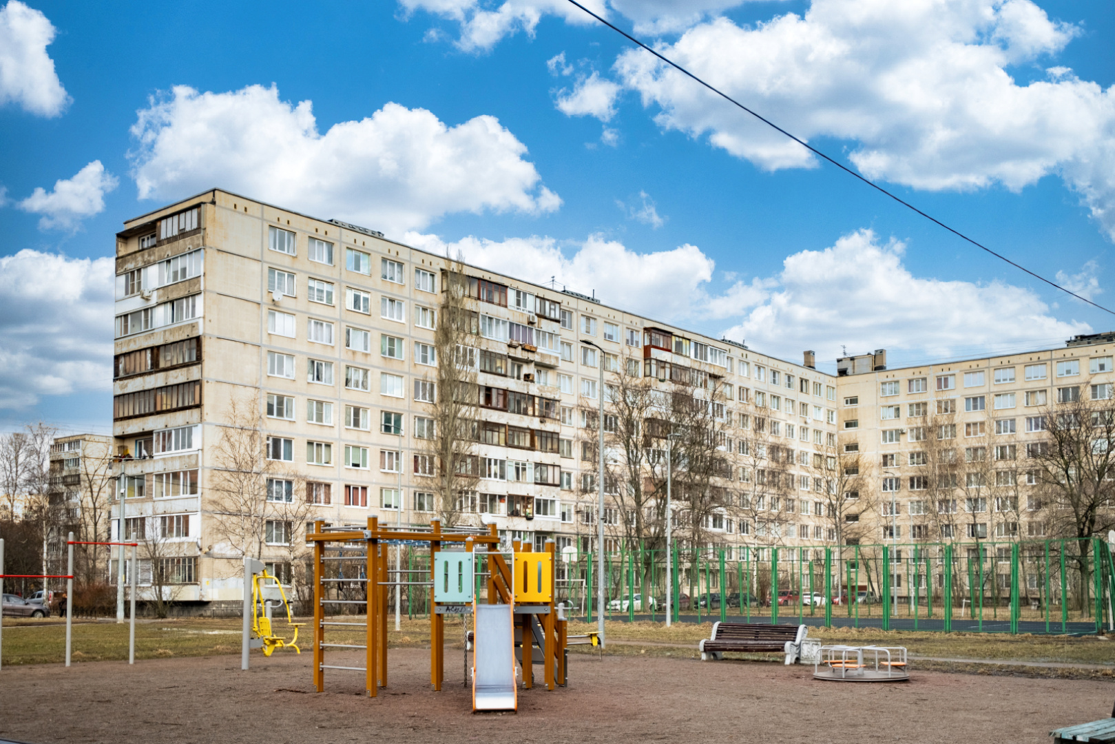 Апартаменты для 4 гостей у метро Купчино с Кондиционером