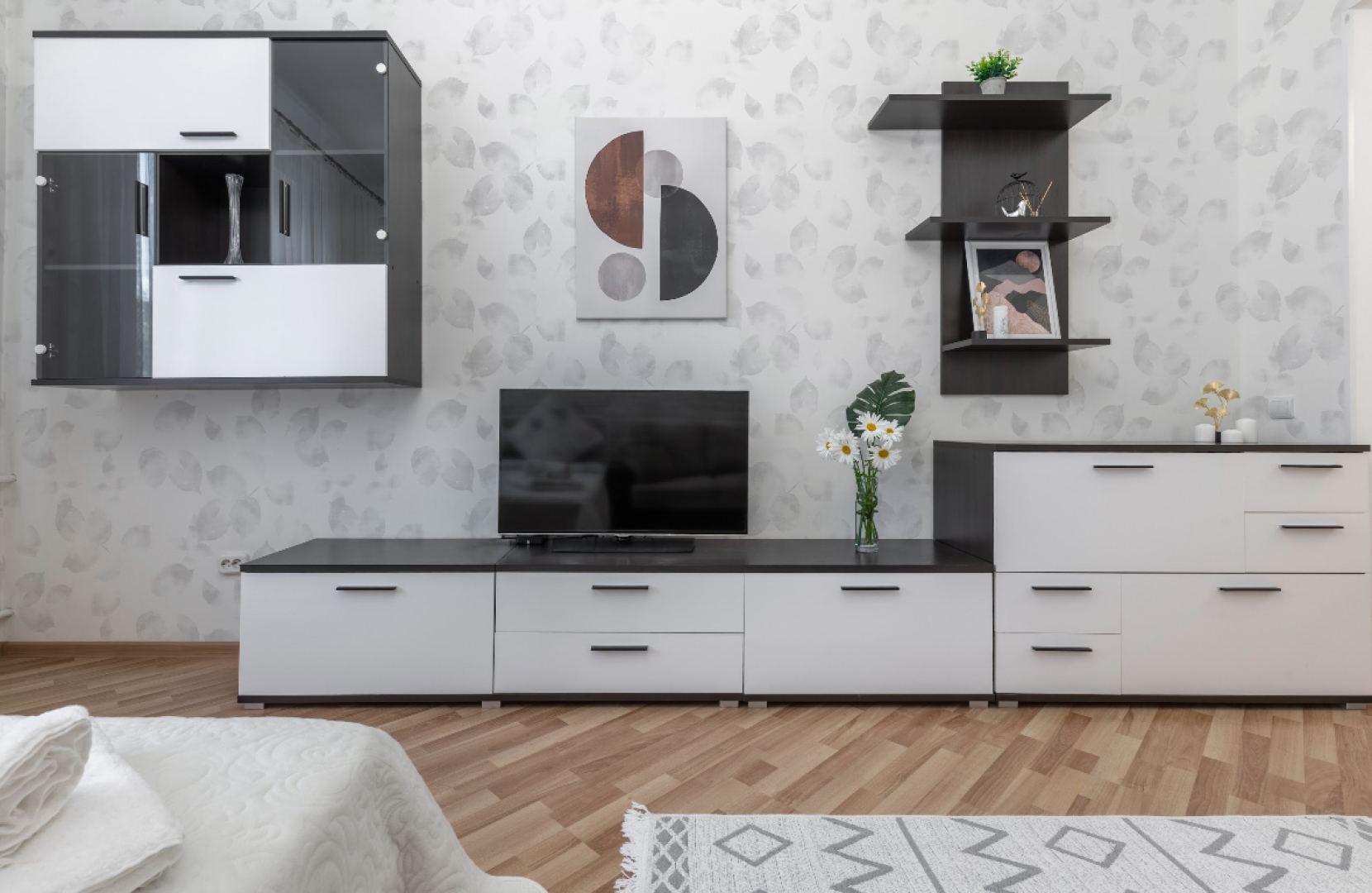 Квартира Трехкомнатная квартира с видом на город