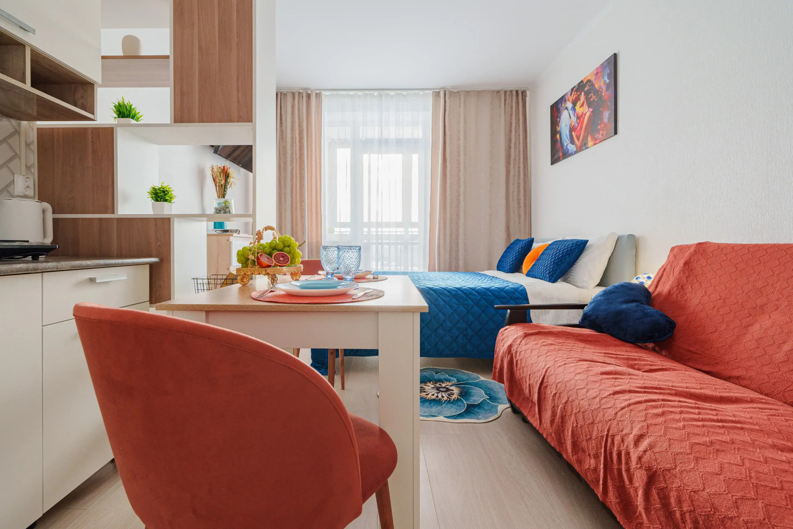 Квартира Уютная студия на проспекте Космонавтов