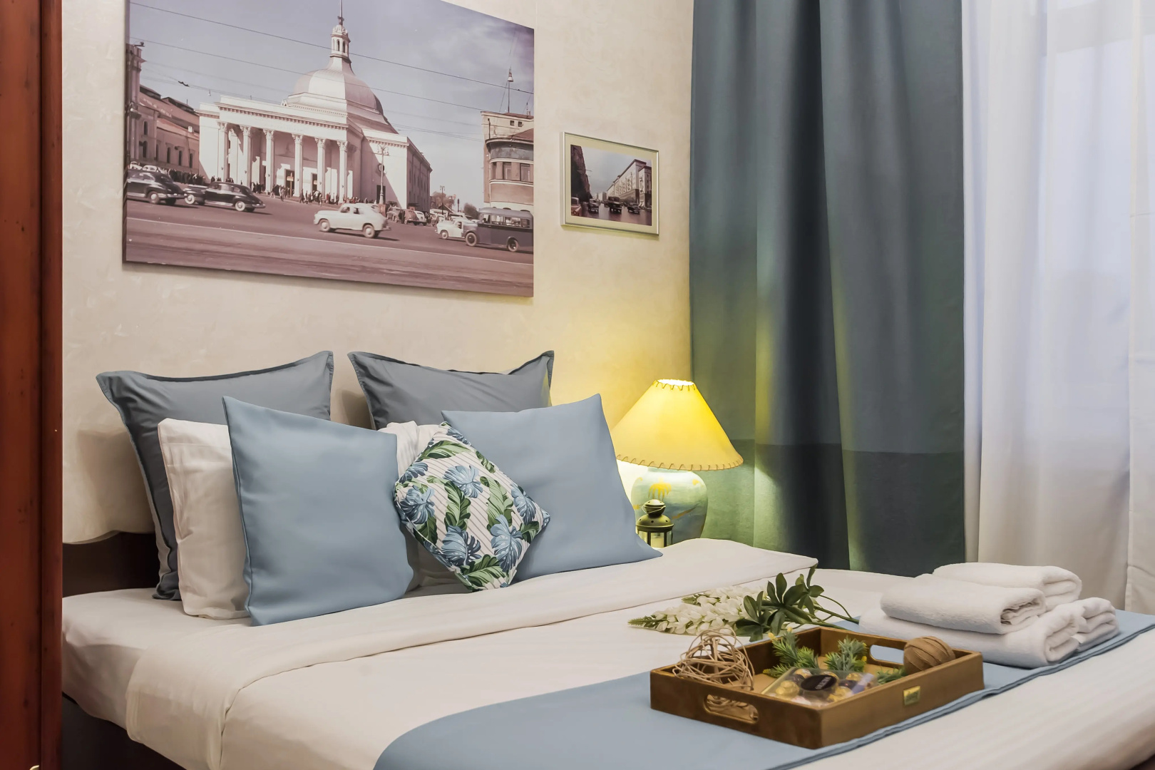 Квартира GM Apartments на Москва-реке с Видом на Набережную и Сталинскую высотку