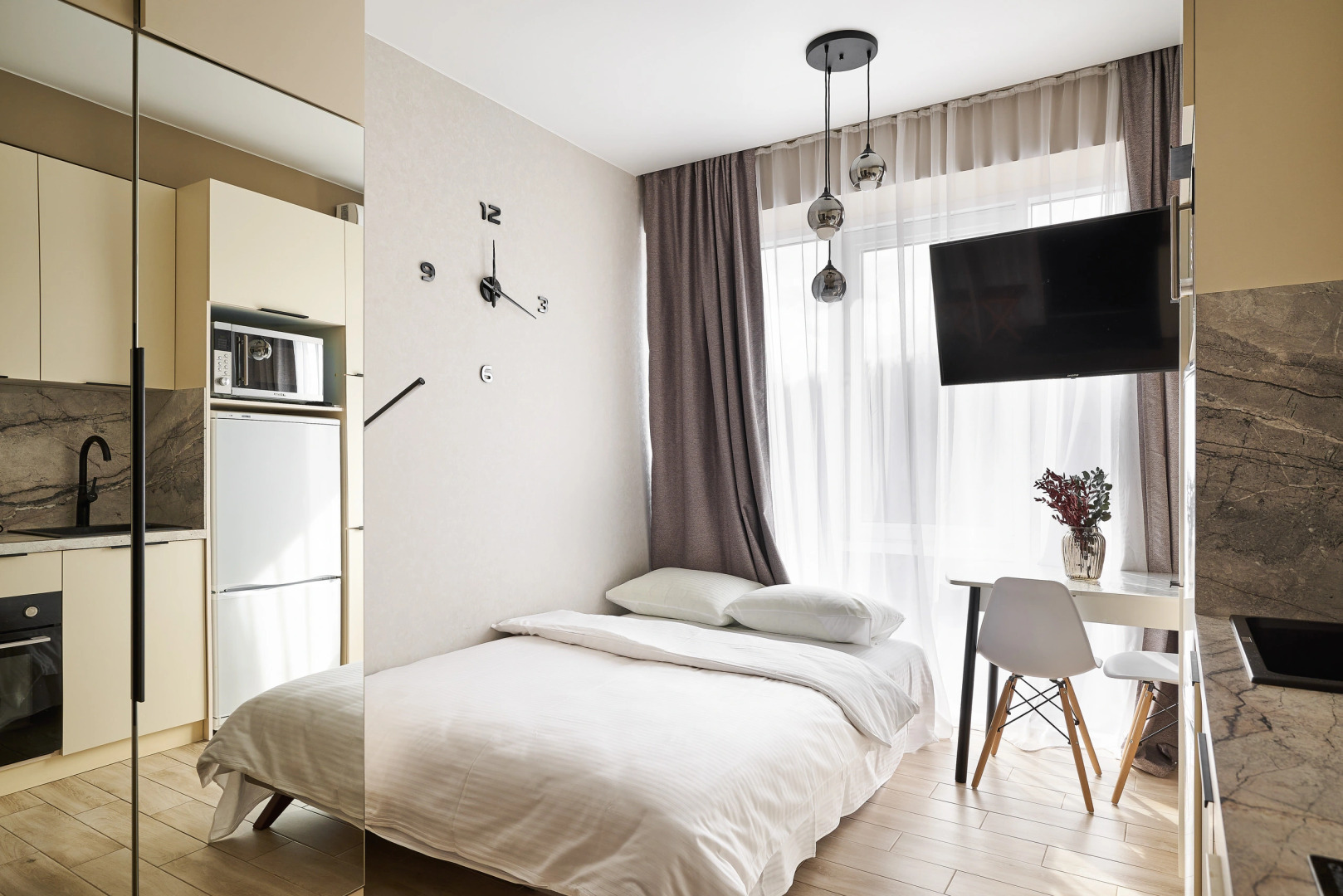 Квартира в Хосте с Отдельной Спальней и Видом на Море