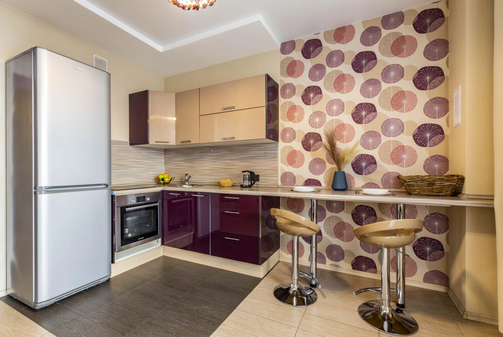 Квартира 1-комнатные BeGuest возле метро Ботаническая для 4х гостей