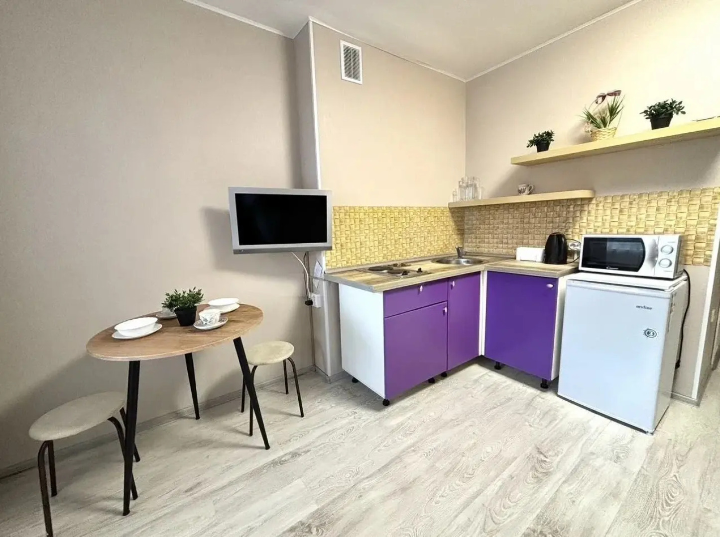 Квартира Студия светлая теплая и просторная