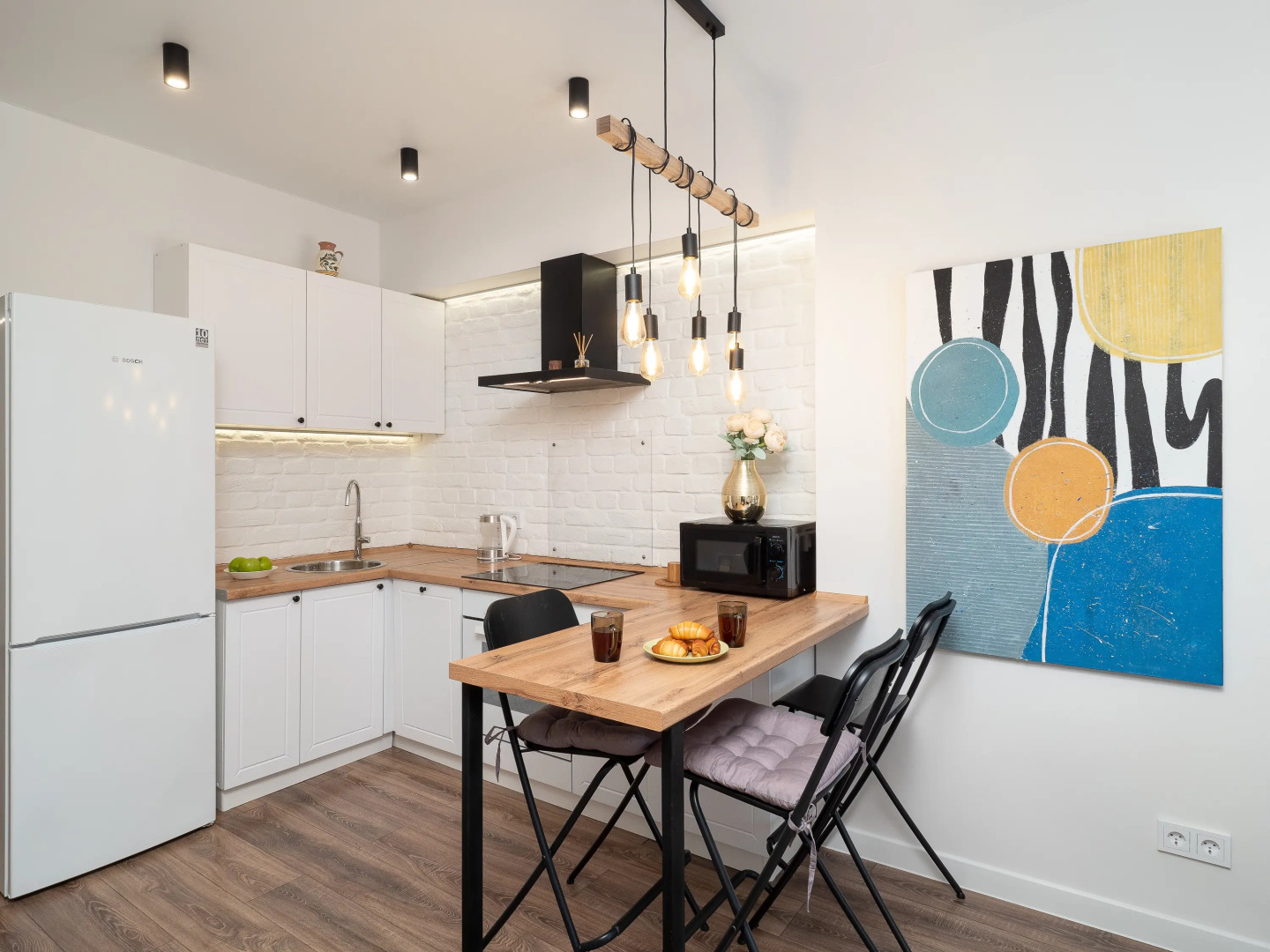 Квартира Дизайнерская со одной спальней