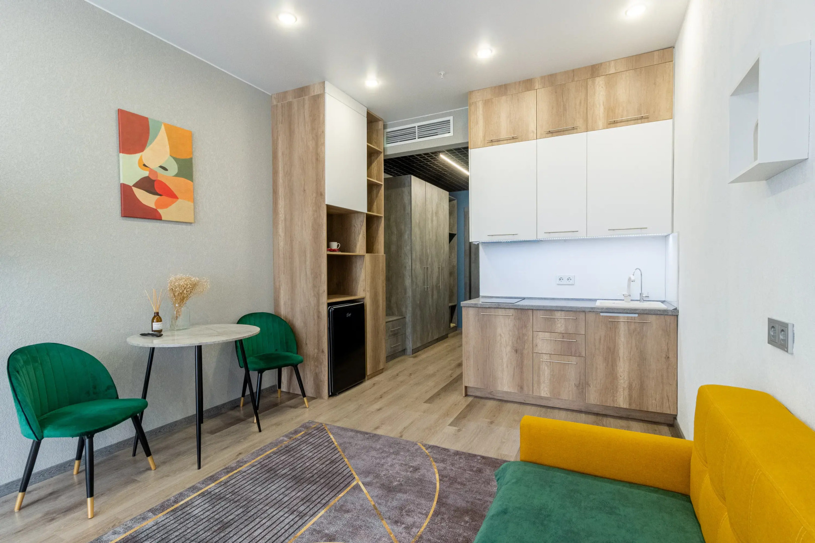 Апартаменты в элитном ЖК Резидент с панорамными окнами