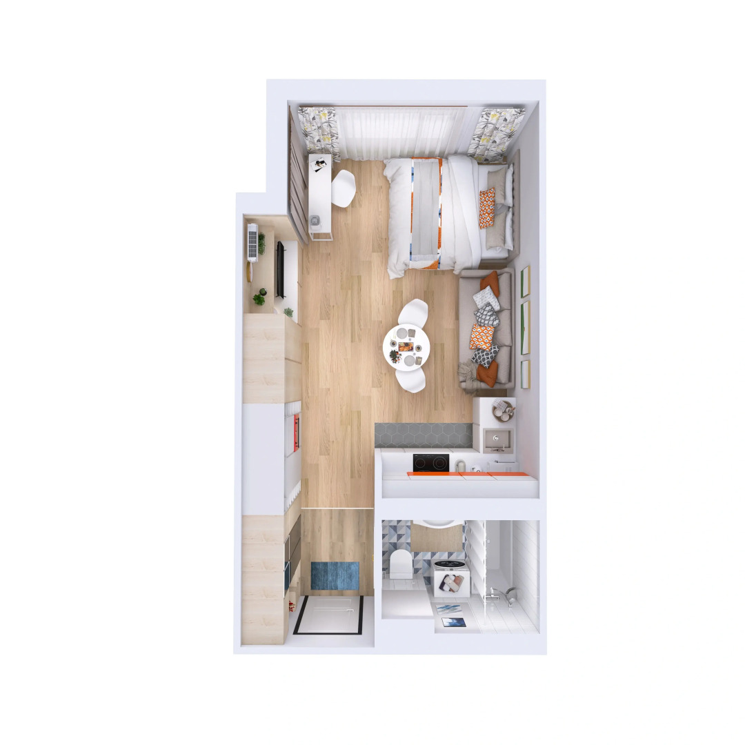 Апартаменты с видом на Москву 7