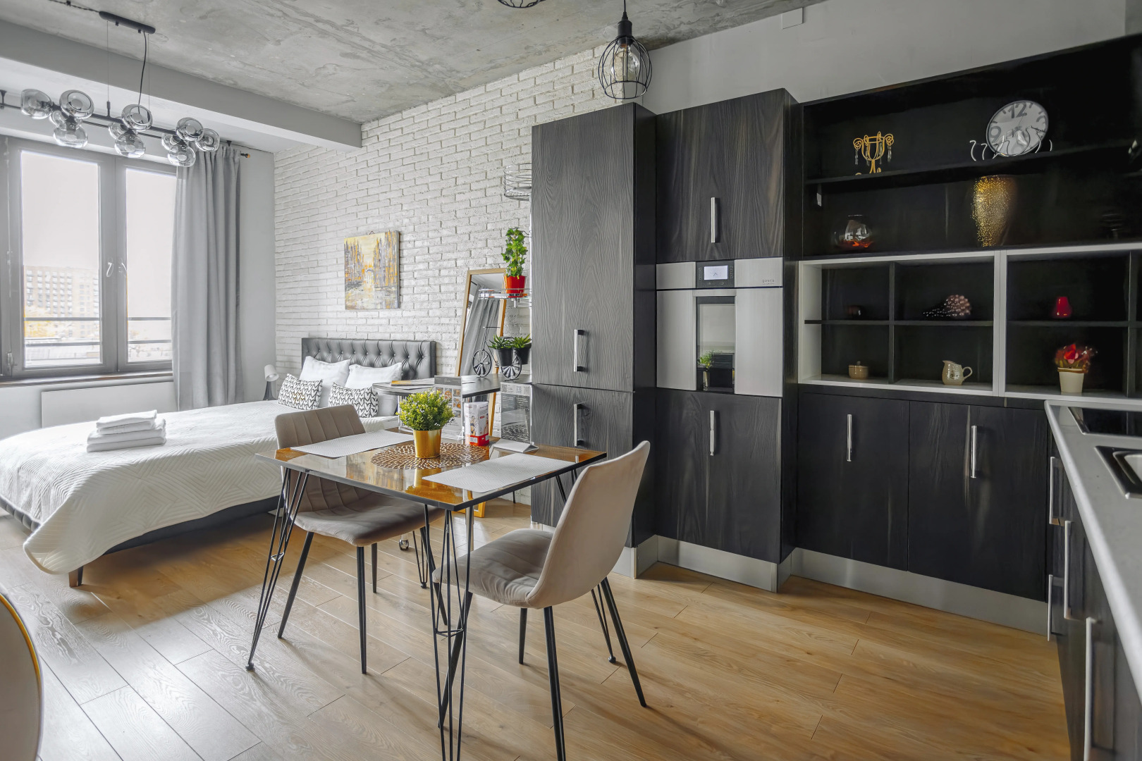 Апартаменты Lalapart London Loft просторная студия 38м в ЖК Савеловский Сити