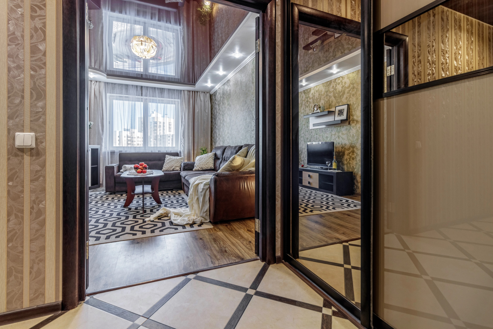 Двухкомнатные апартаменты в центре Гродно