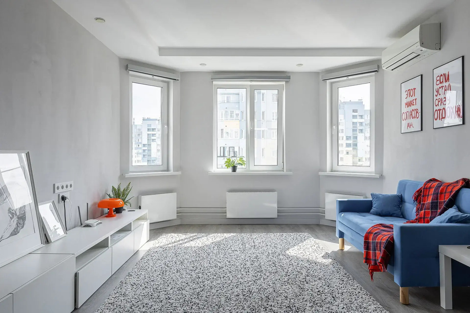 Квартира Просторная с видом на Волгу