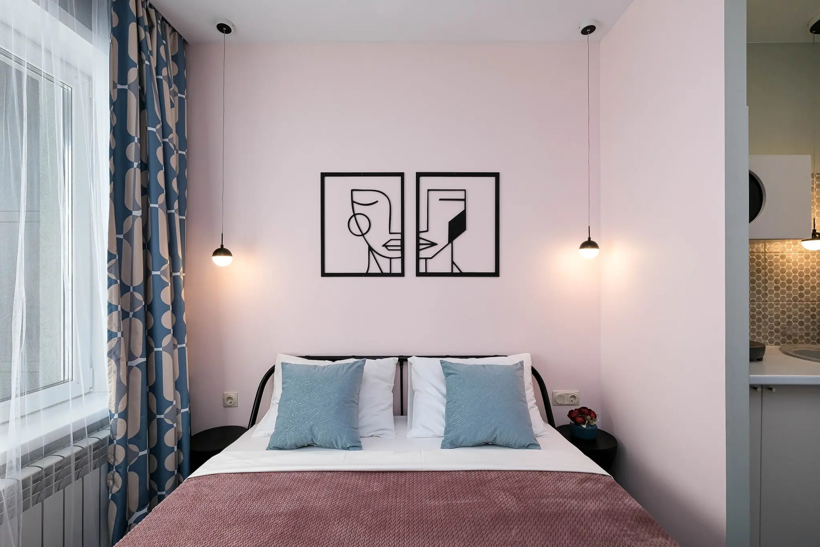 Апартаменты Уютная студия с видом на реку